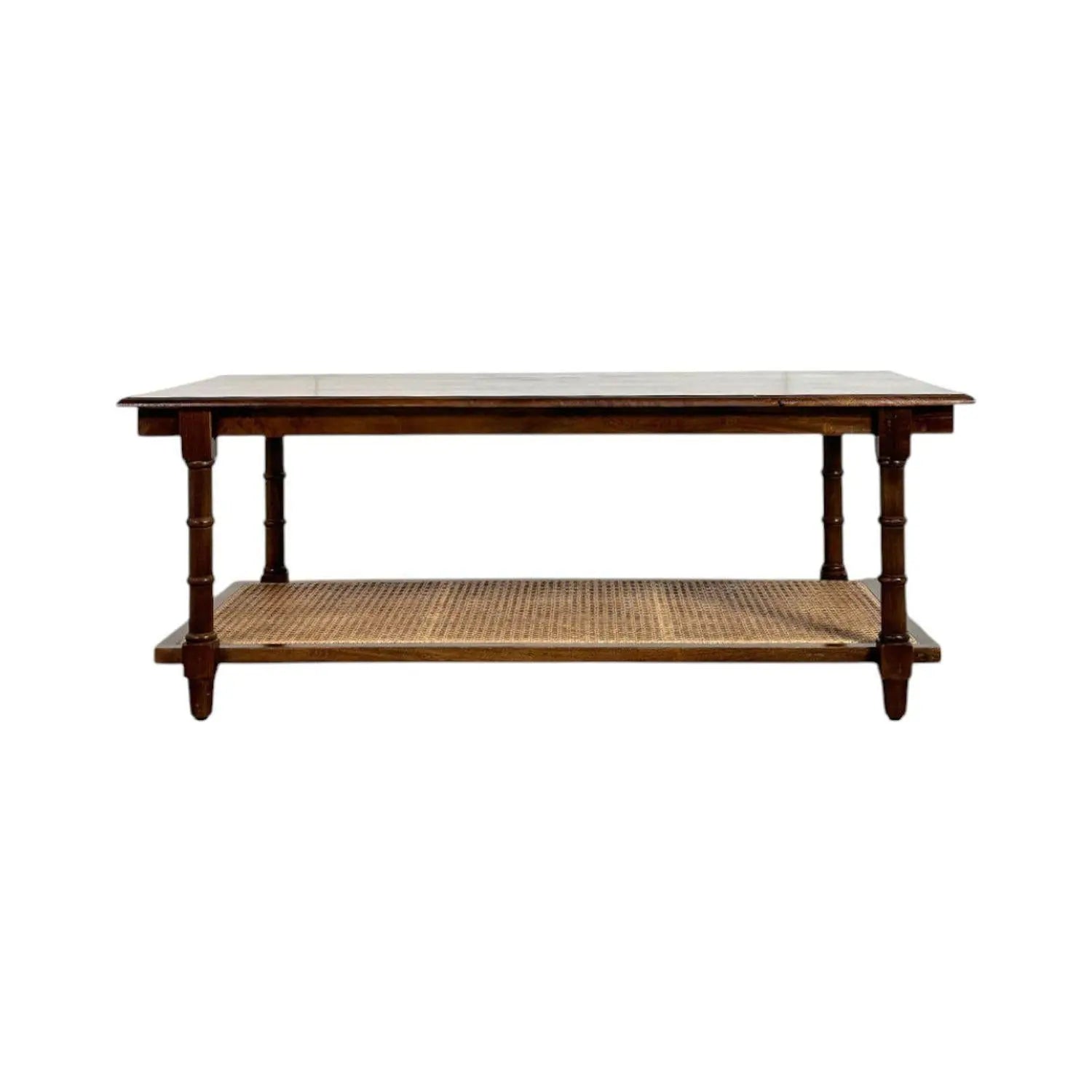 42" Chestnut Solid Wood Coffee Table Homeroots Living Room