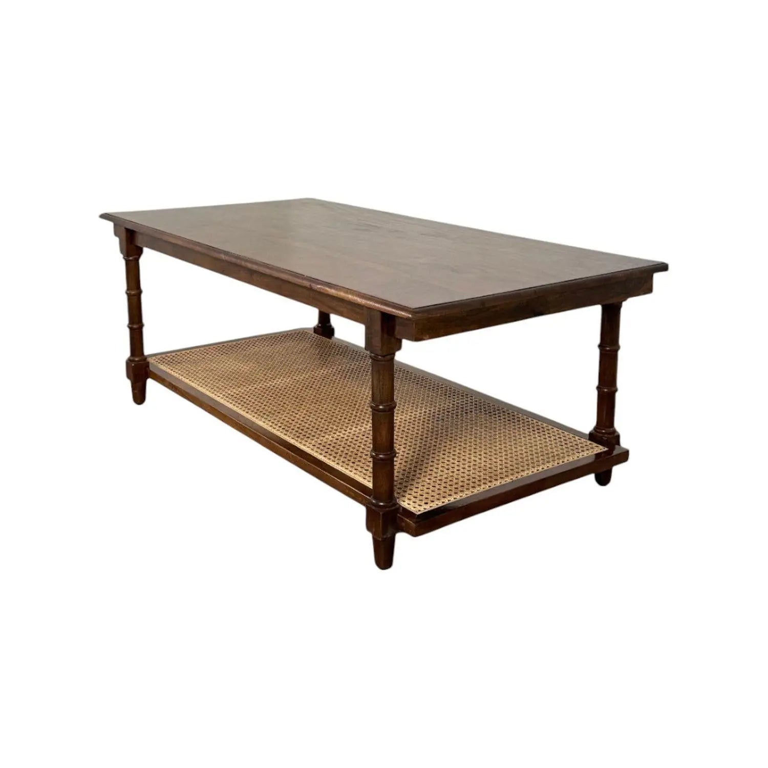 42" Chestnut Solid Wood Coffee Table Homeroots Living Room
