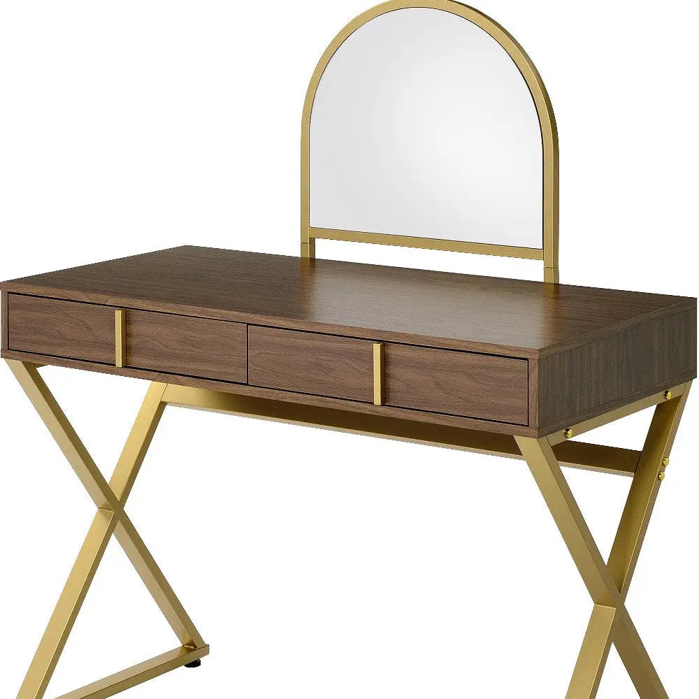 42" Vanity Table with Mirror Homeroots Living Room