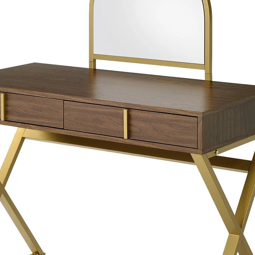 42" Vanity Table with Mirror Homeroots Living Room