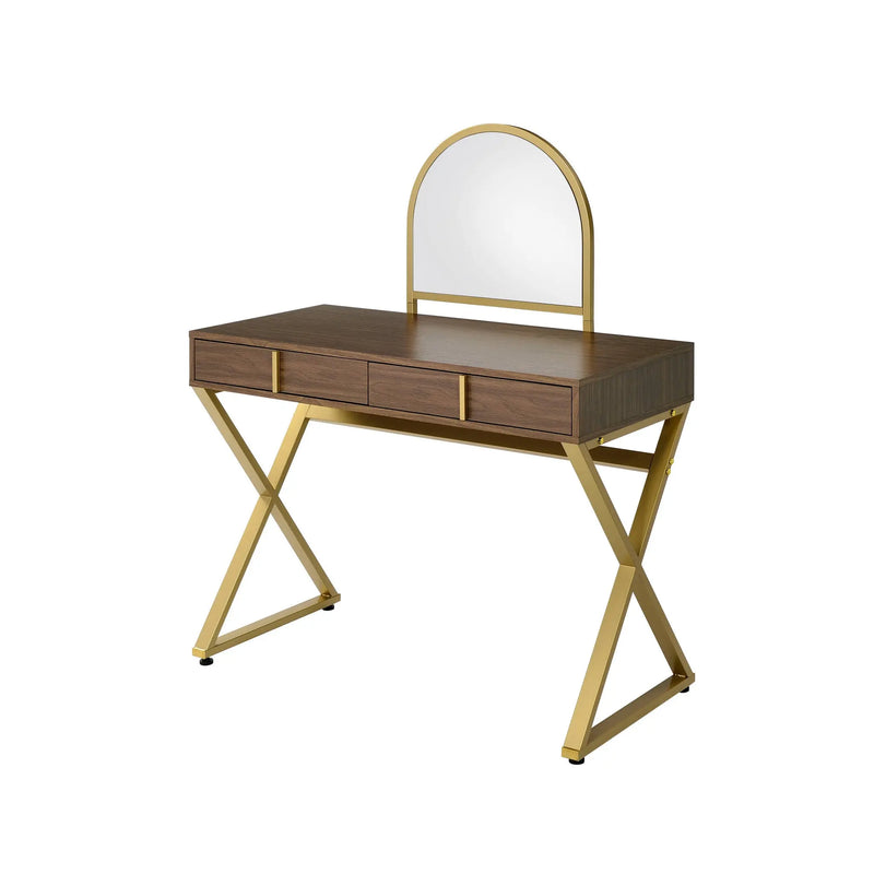42" Vanity Table with Mirror Homeroots Living Room