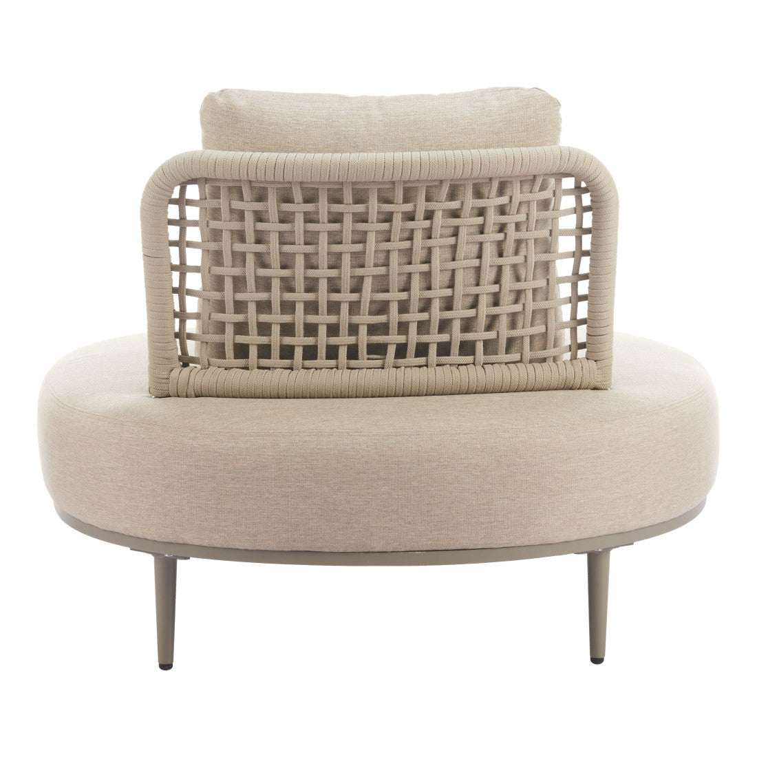 43" Beige Fabric Side Chair Homeroots Living Room