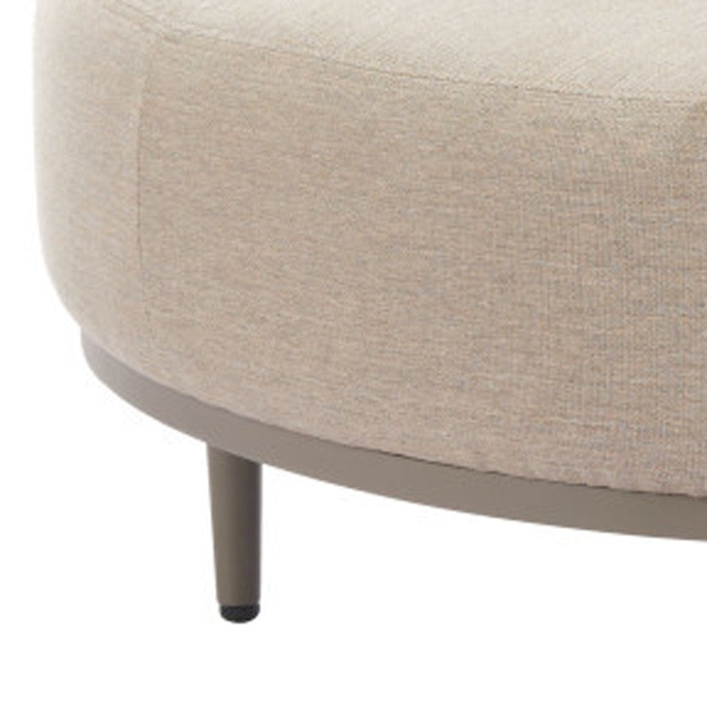 43" Beige Fabric Side Chair Homeroots Living Room