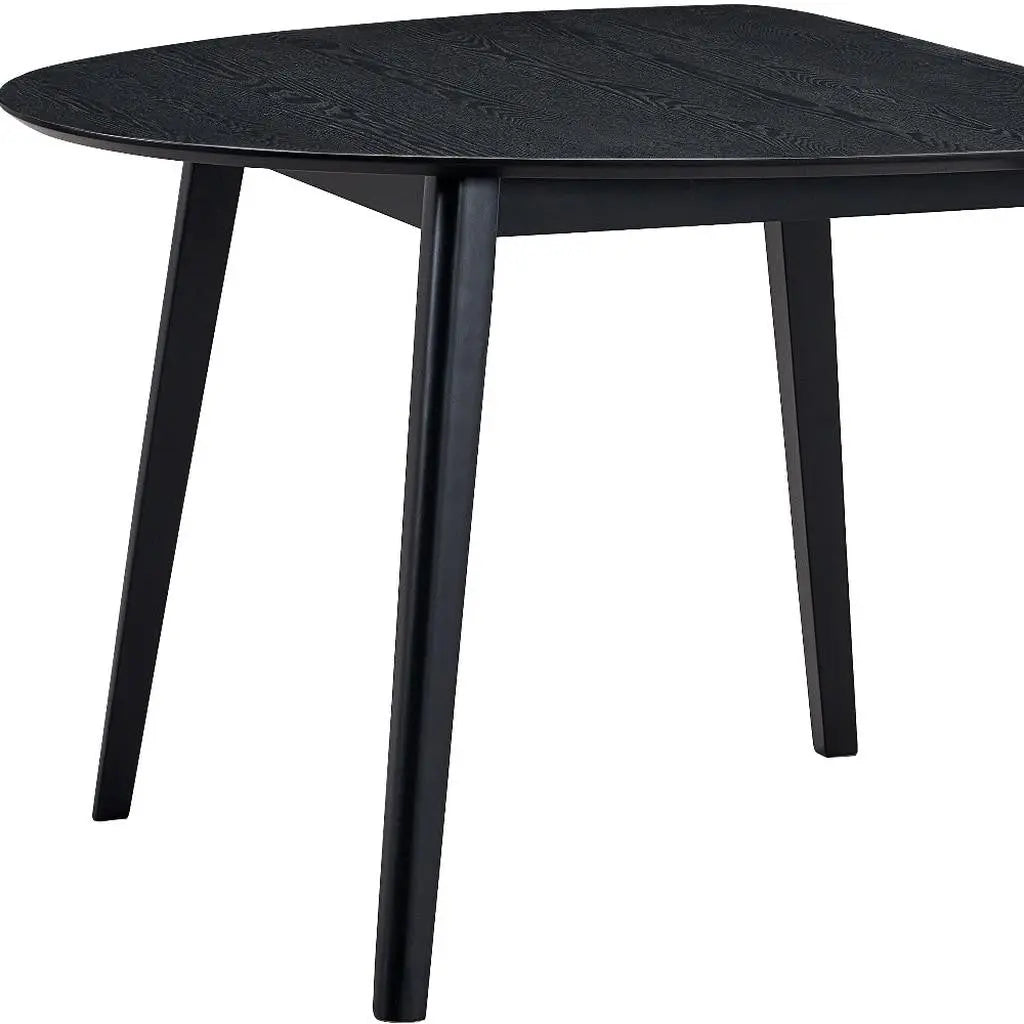 43" Black Wood Dining Table Homeroots Kitchen & Dining