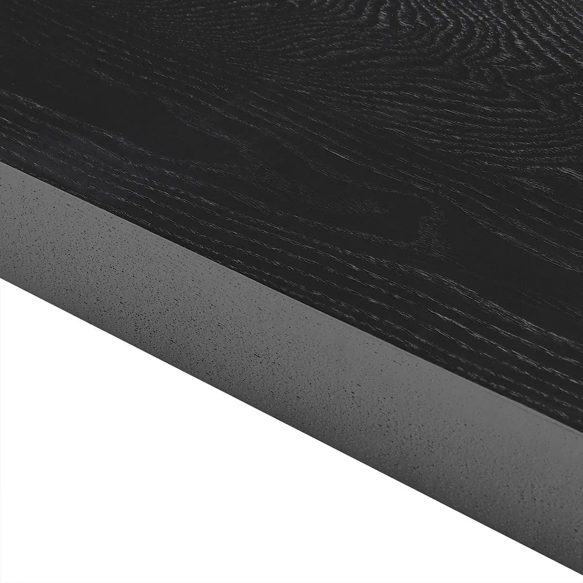 43" Black Wooden Floating Shelf Homeroots Organization