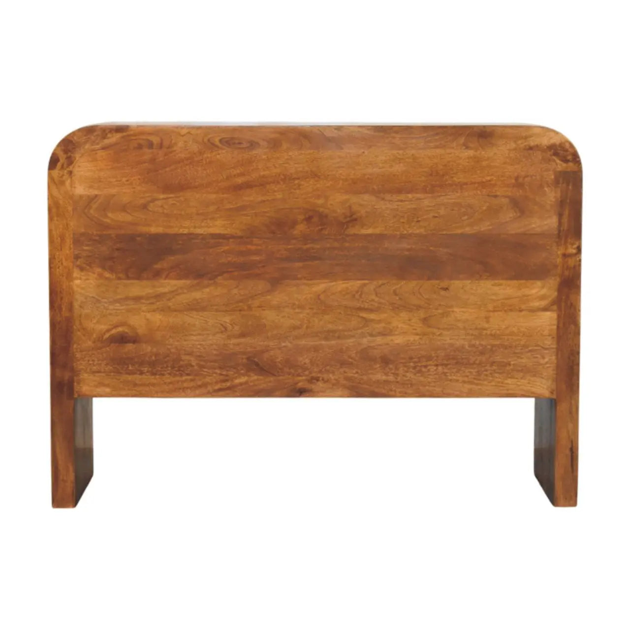 43" Brown Solid Wood Sideboard Homeroots Kitchen & Dining