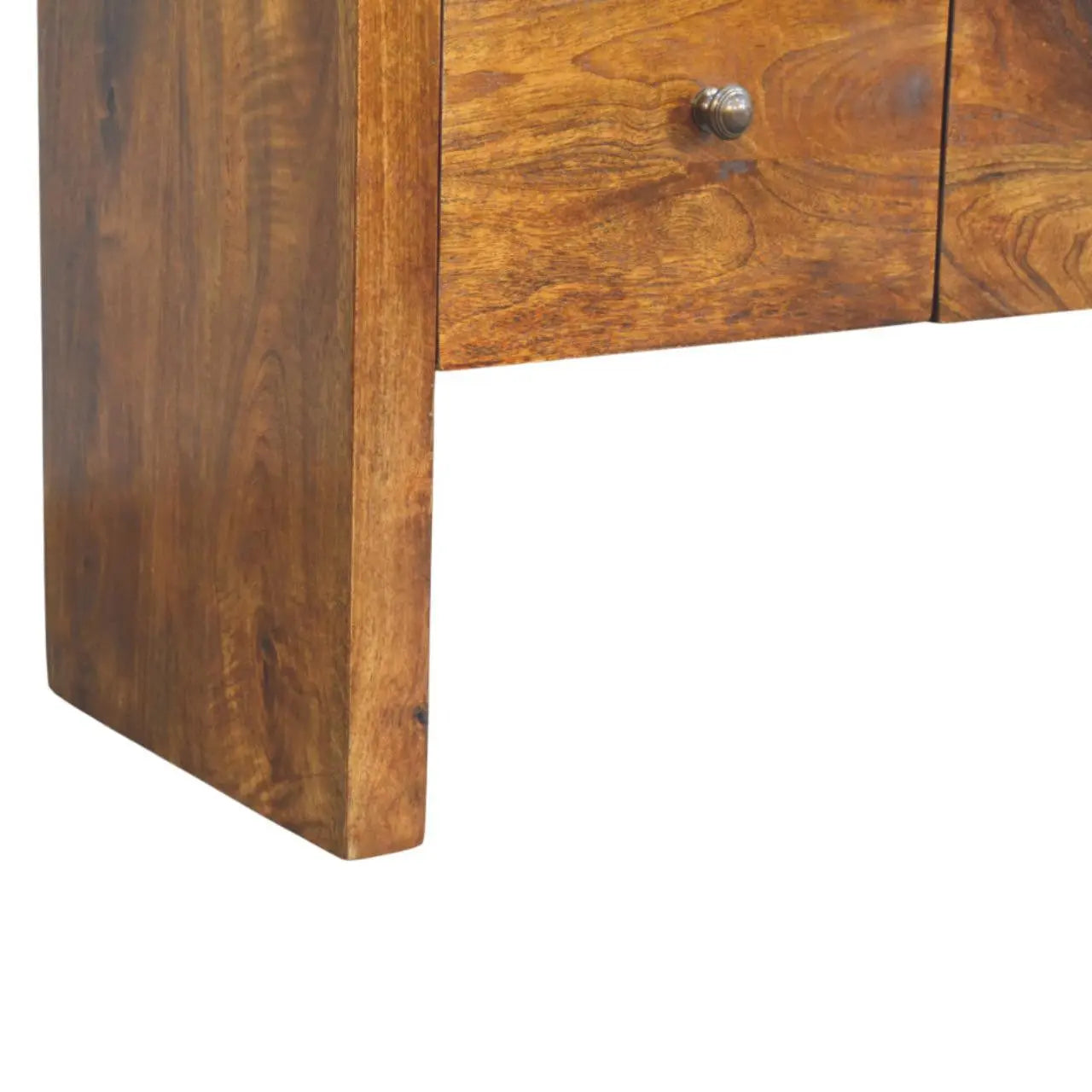 43" Brown Solid Wood Sideboard Homeroots Kitchen & Dining
