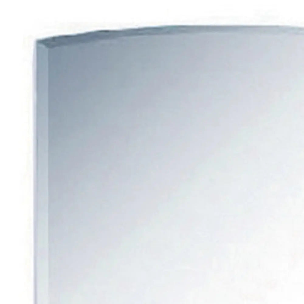 43" White Dresser Mount Frameless Bathroom Vanity Mirror Homeroots Bed & Bath