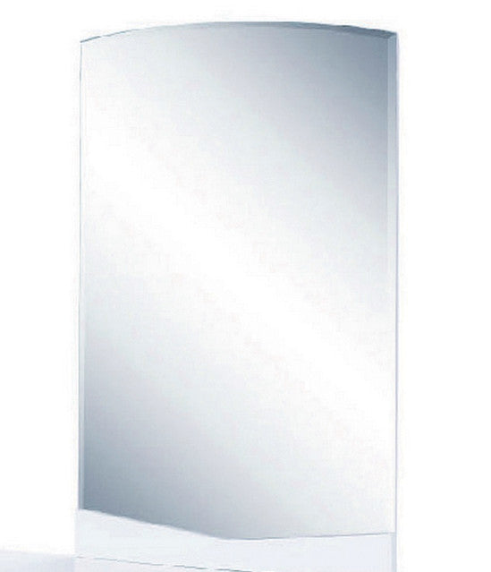 43" White Dresser Mount Frameless Bathroom Vanity Mirror Homeroots Bed & Bath