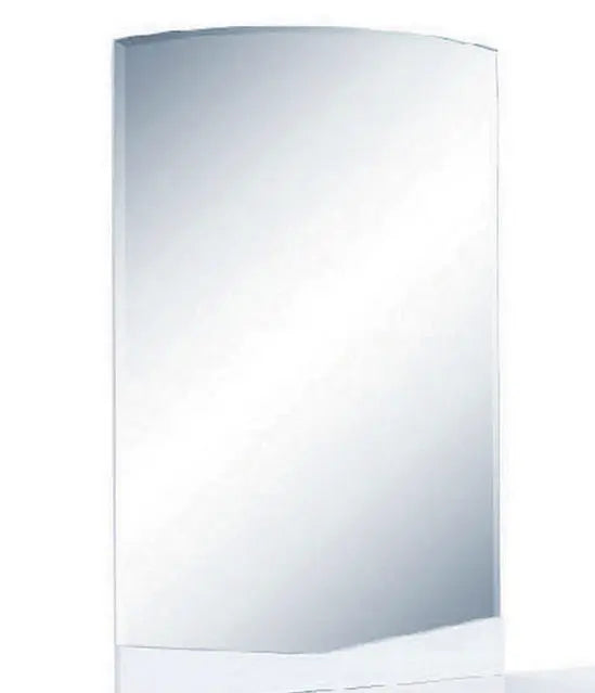 43" White Dresser Mount Frameless Bathroom Vanity Mirror Homeroots Bed & Bath