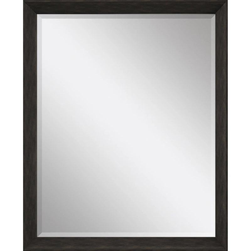 44" Dark Brown Framed Accent Mirror Homeroots Bed & Bath