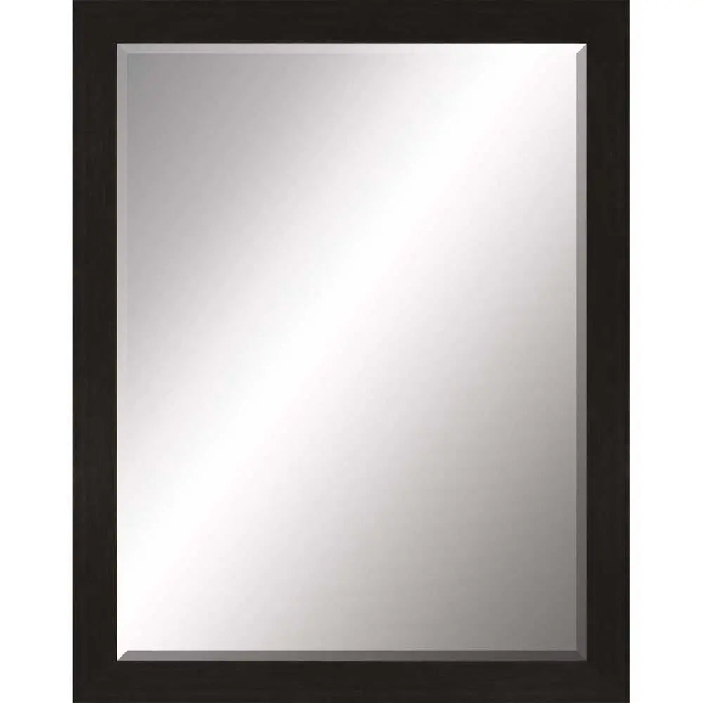 45" Dark Brown Framed Accent Mirror Homeroots Bed & Bath