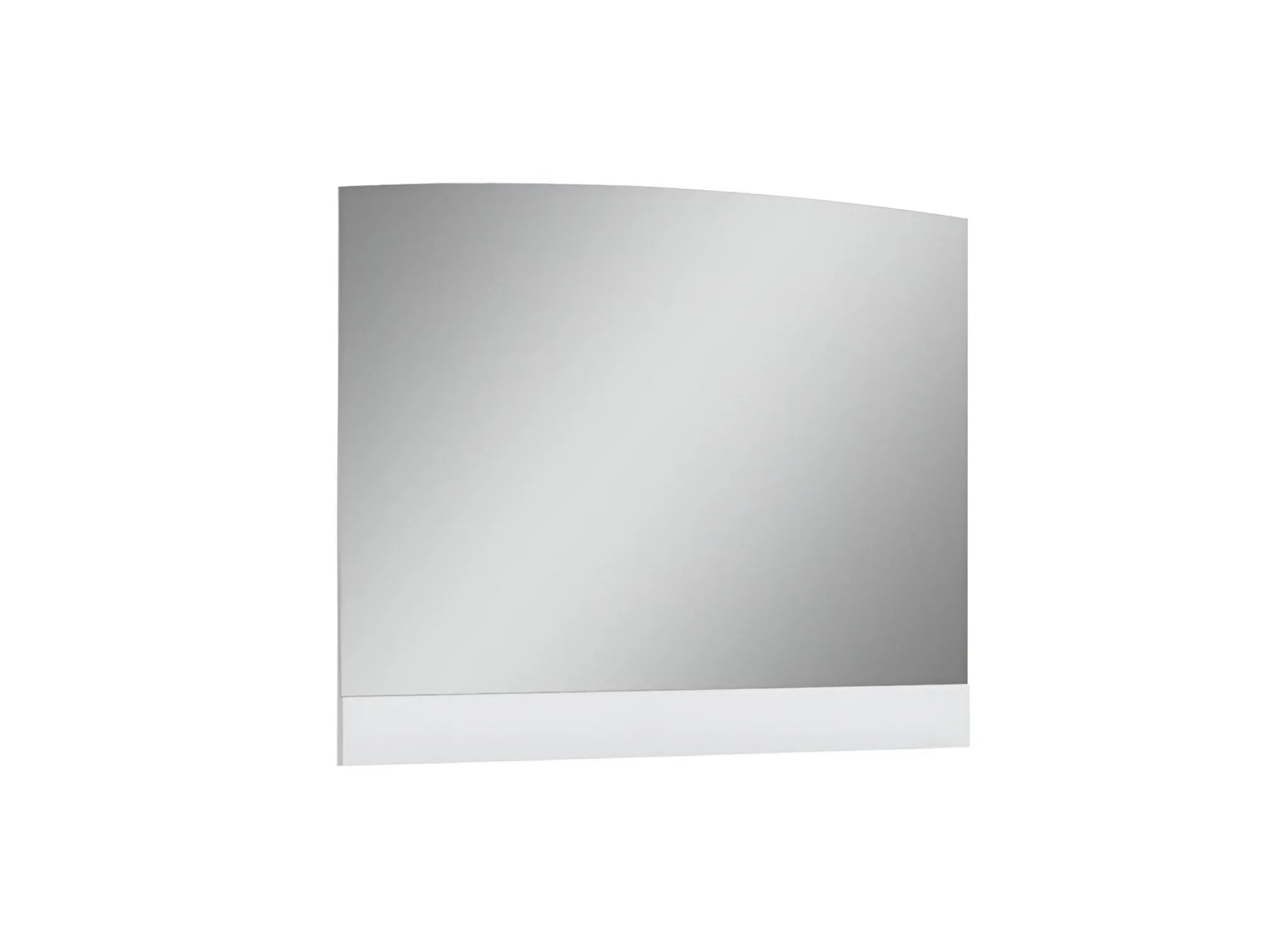 45" White Wood Framed Mounted Dresser Mirror Homeroots Bed & Bath