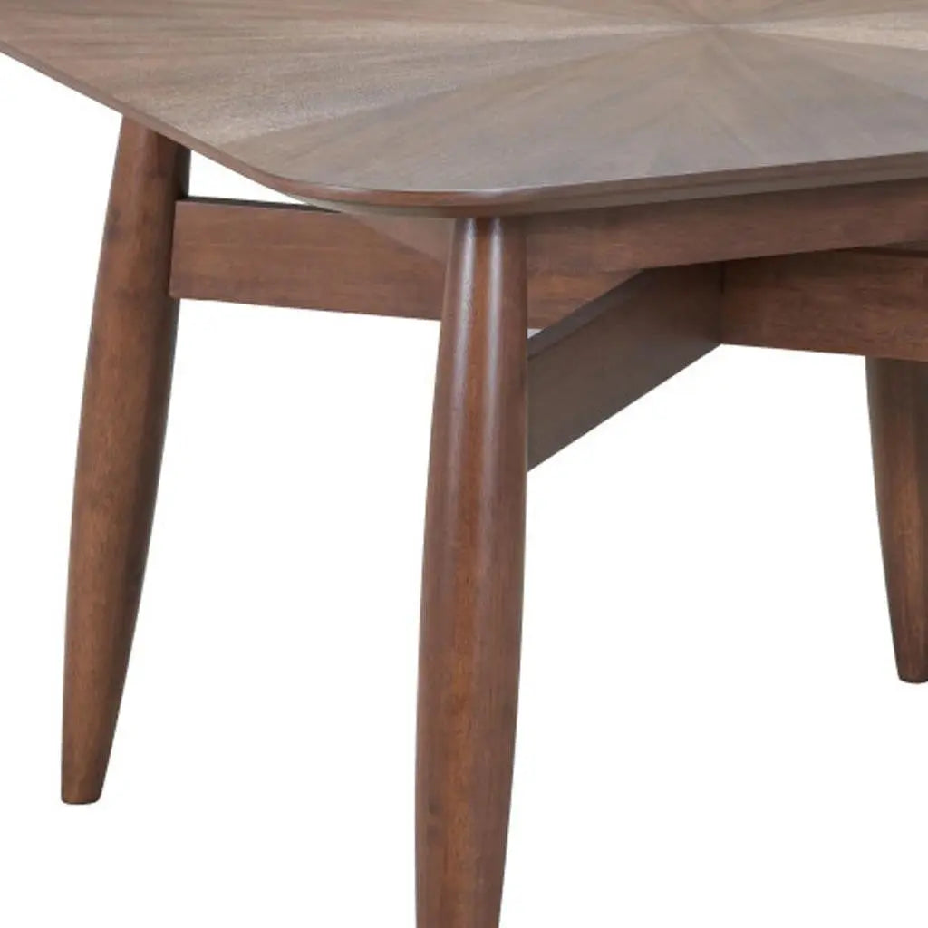 46" Espresso Solid Wood Square Dining Table Homeroots Kitchen & Dining
