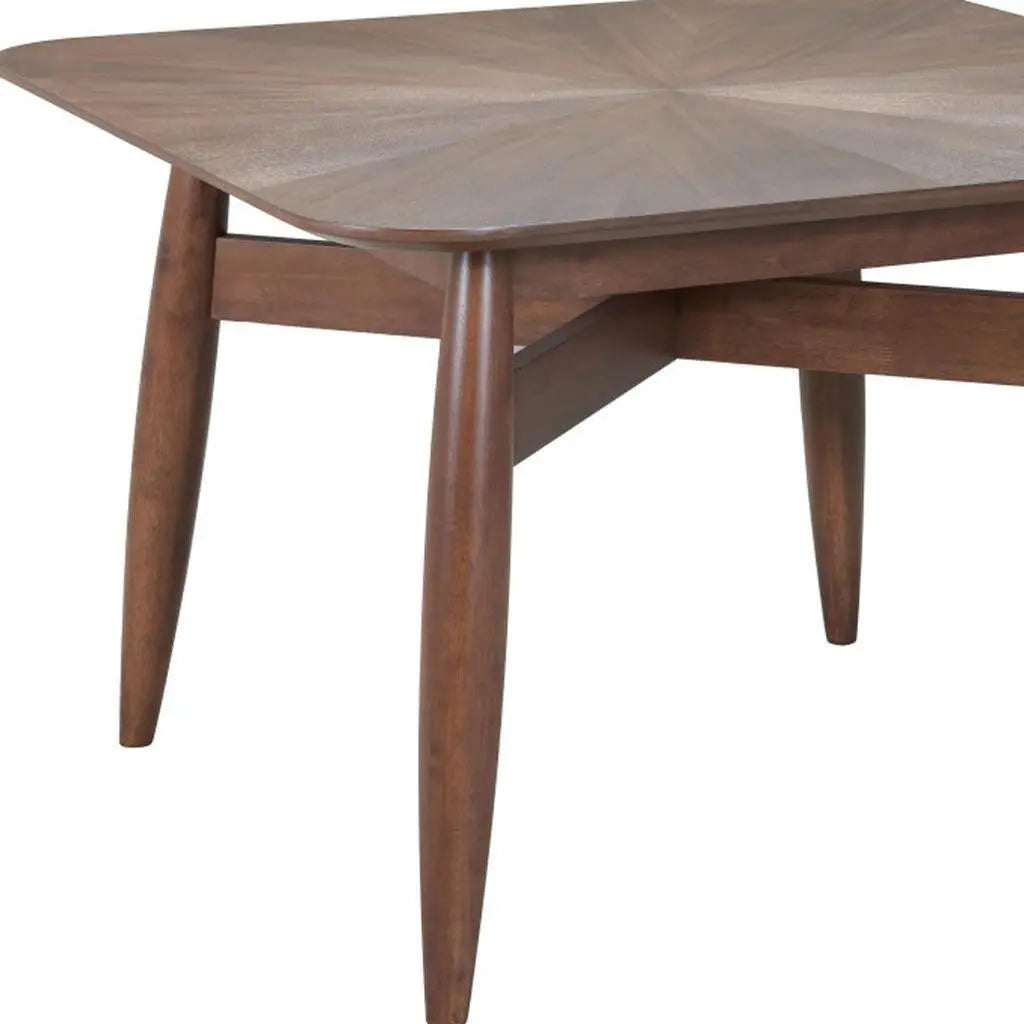 46" Espresso Solid Wood Square Dining Table Homeroots Kitchen & Dining