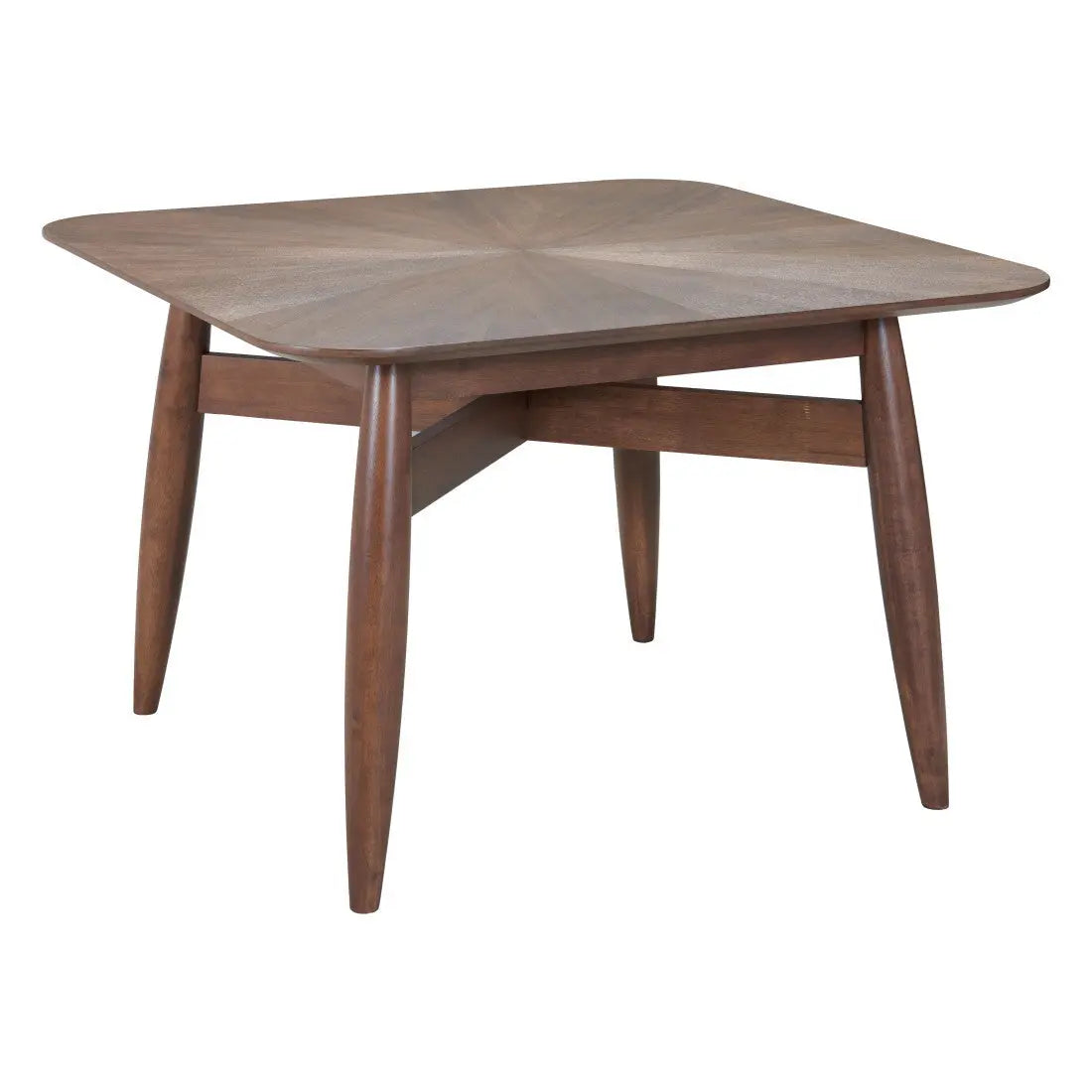46" Espresso Solid Wood Square Dining Table Homeroots Kitchen & Dining