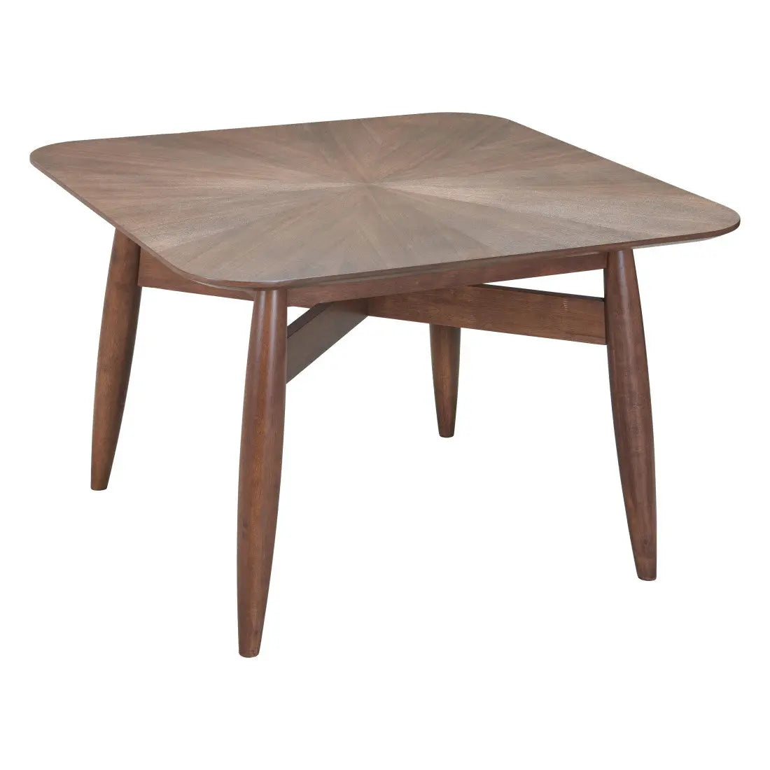 46" Espresso Solid Wood Square Dining Table Homeroots Kitchen & Dining