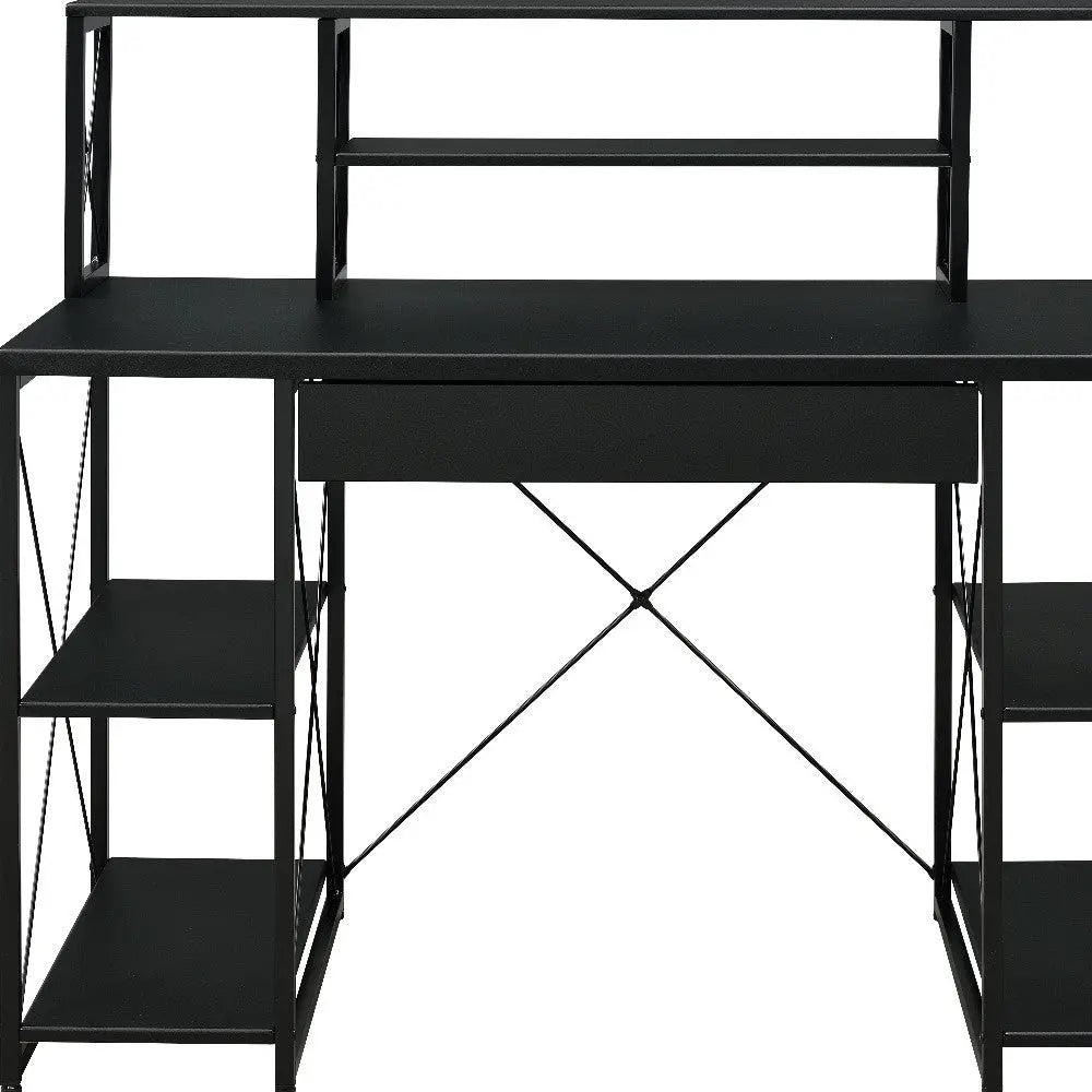 47" Black Computer Desk Homeroots Office