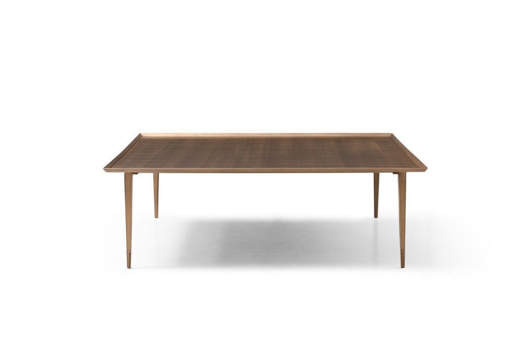 47" Bronze Copper Square Coffee Table - GreatEagleInc