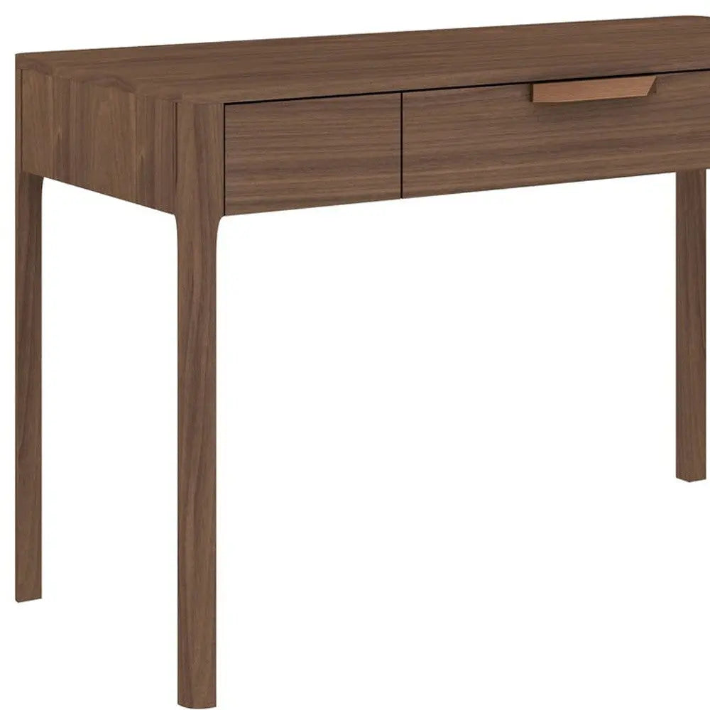 47" Brown Wood Computer Desk Homeroots Office