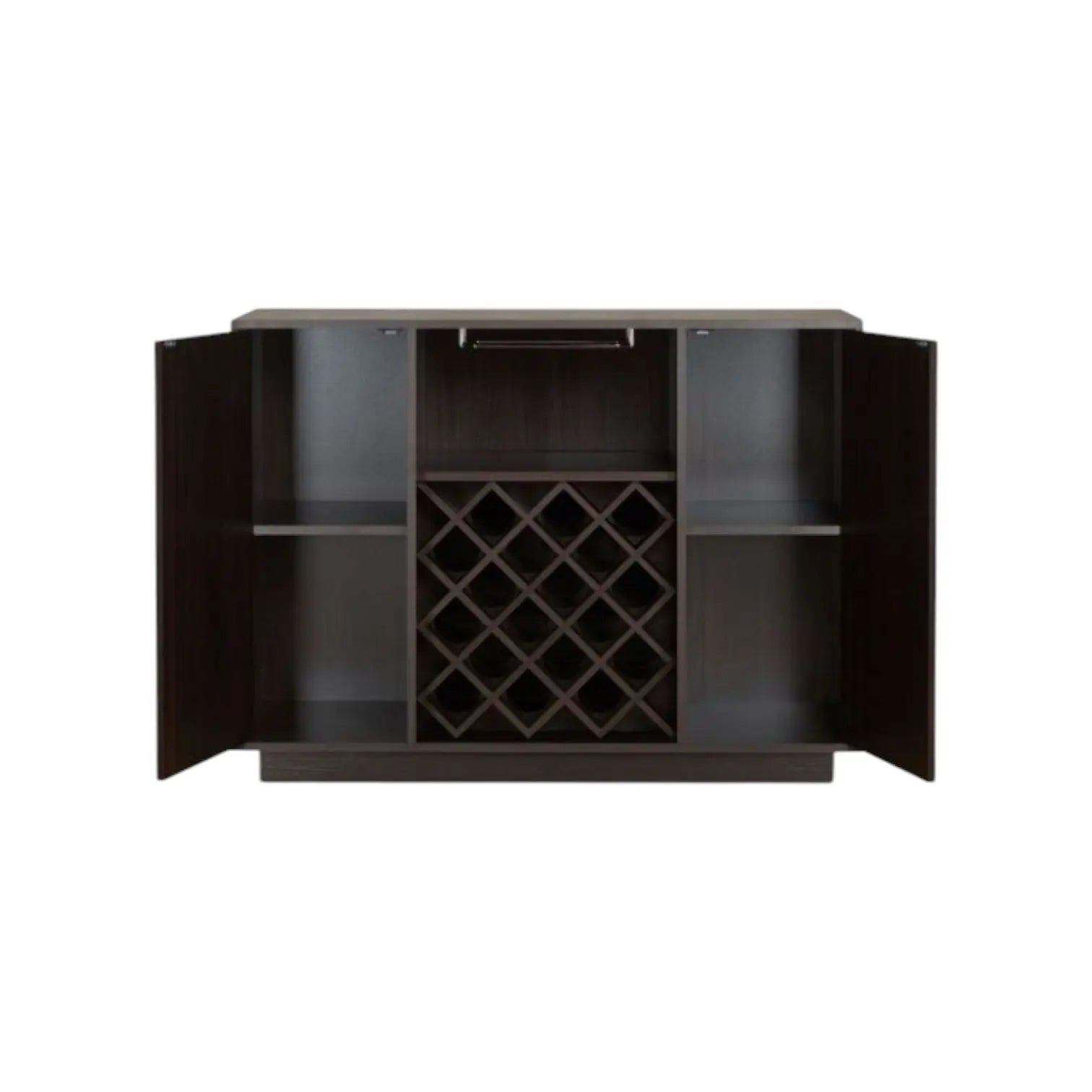 47" Espresso Server with Two Doors Homeroots Kitchen & Dining