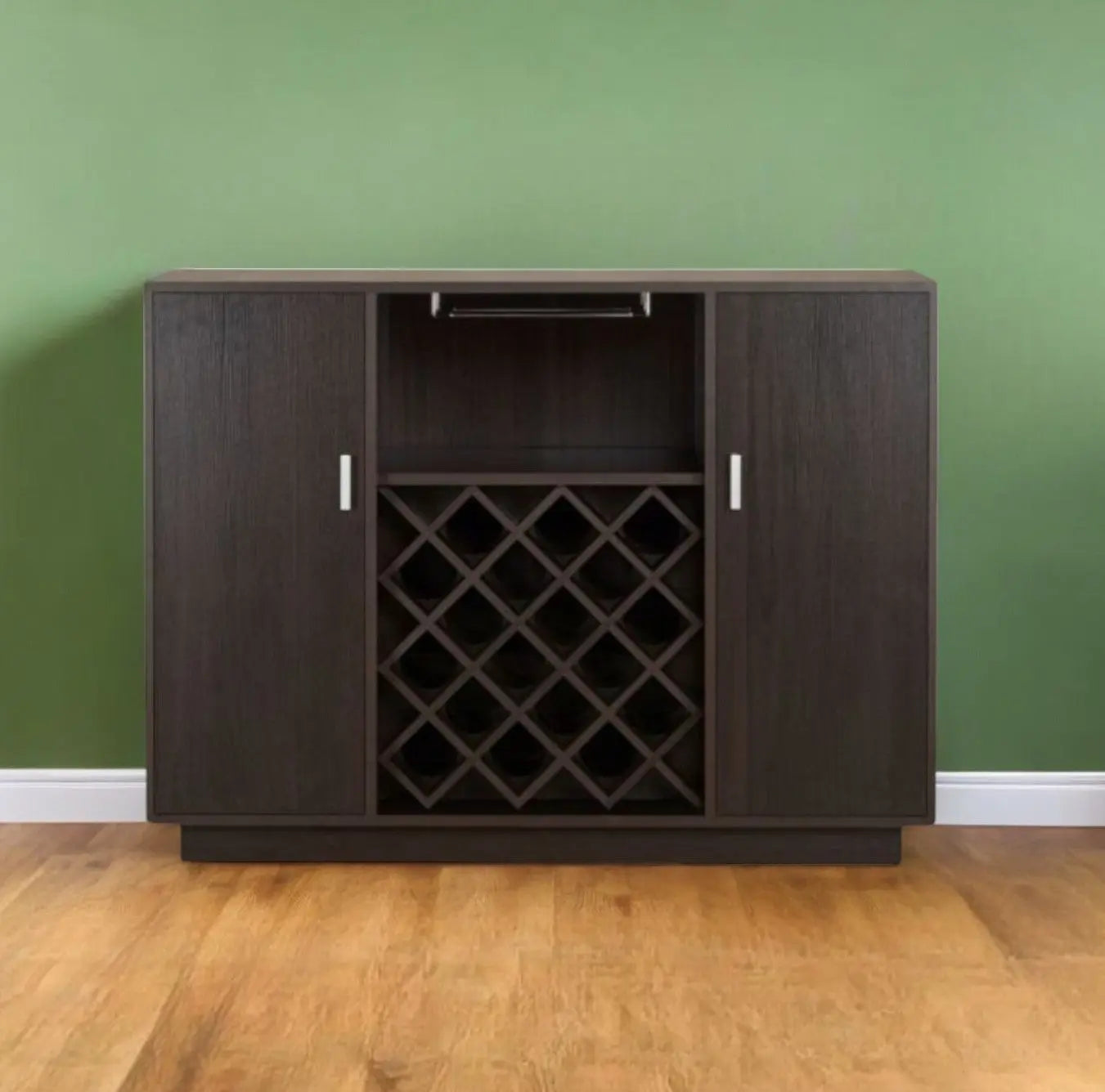 47" Espresso Server with Two Doors Homeroots Kitchen & Dining
