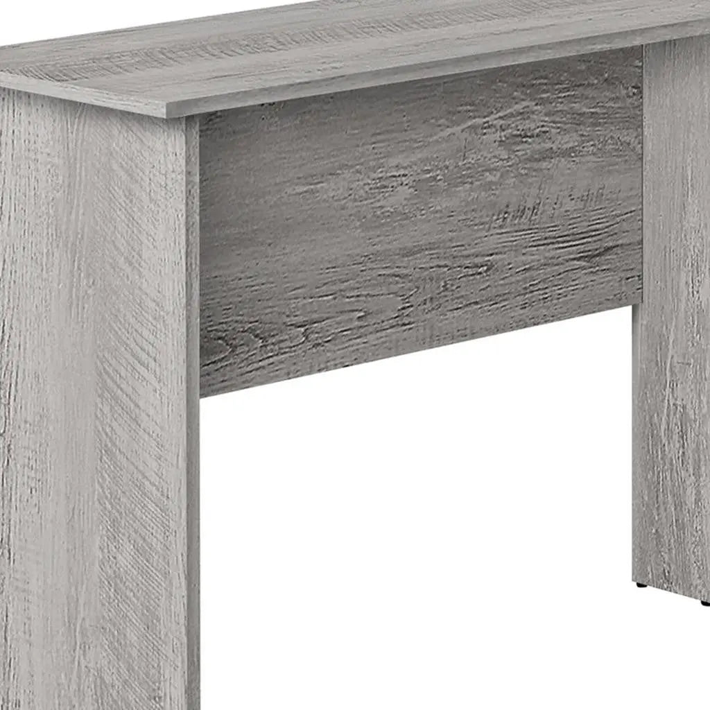 47" Gray Wood Corner Computer Desk Homeroots Office