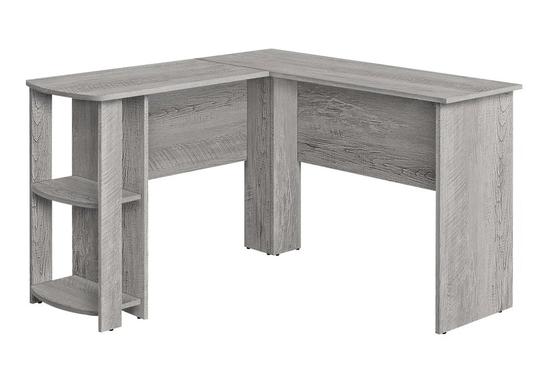 47" Gray Wood Corner Computer Desk Homeroots Office