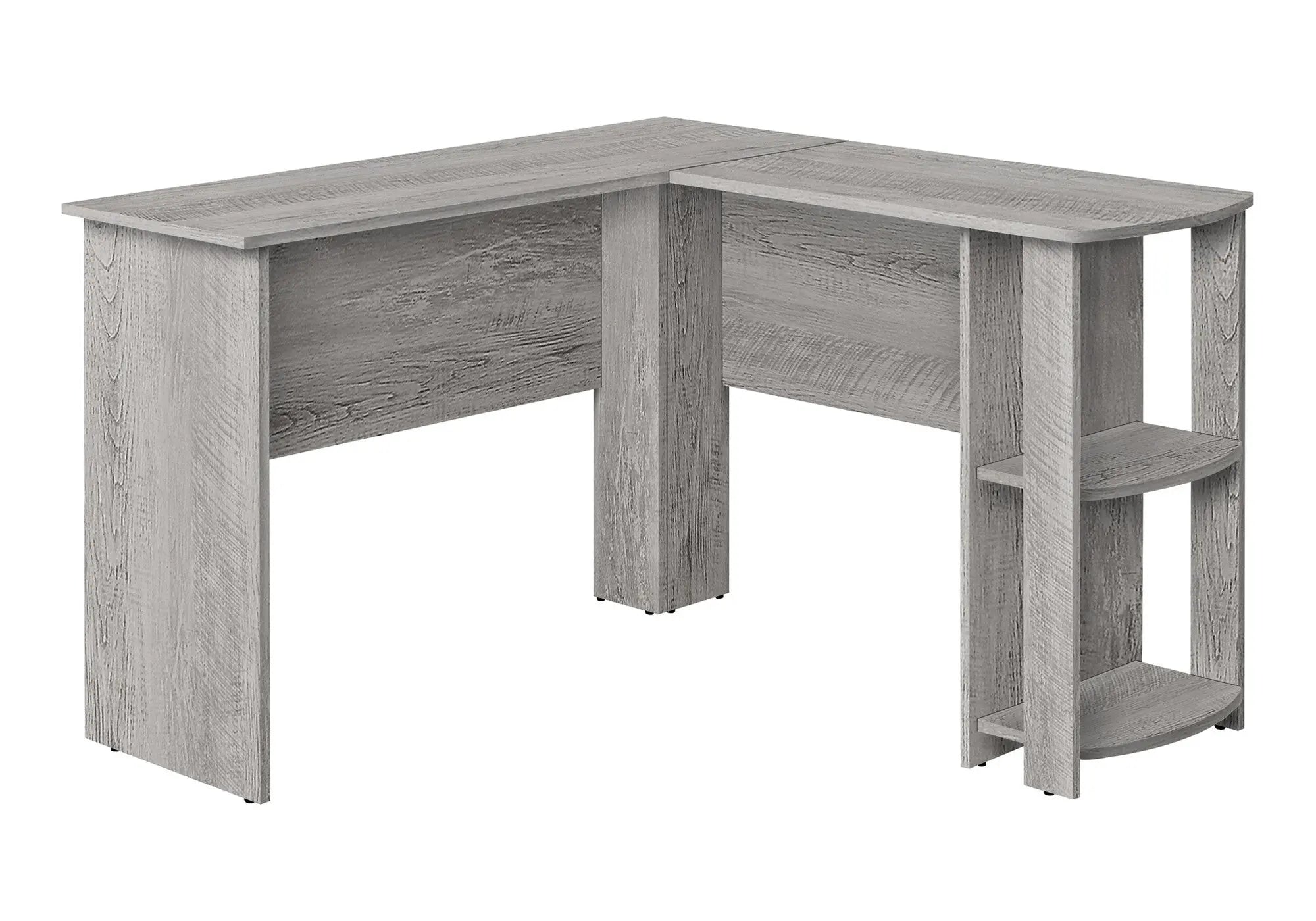 47" Gray Wood Corner Computer Desk Homeroots Office