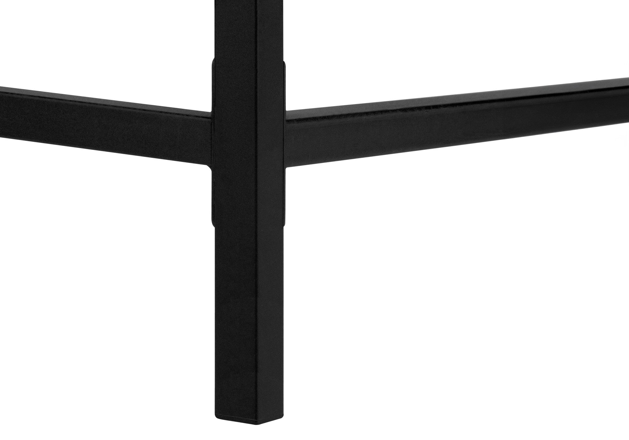 47" Gray and Black Wood and Metal H-Shape Computer Desk With Two Drawers Homeroots Office