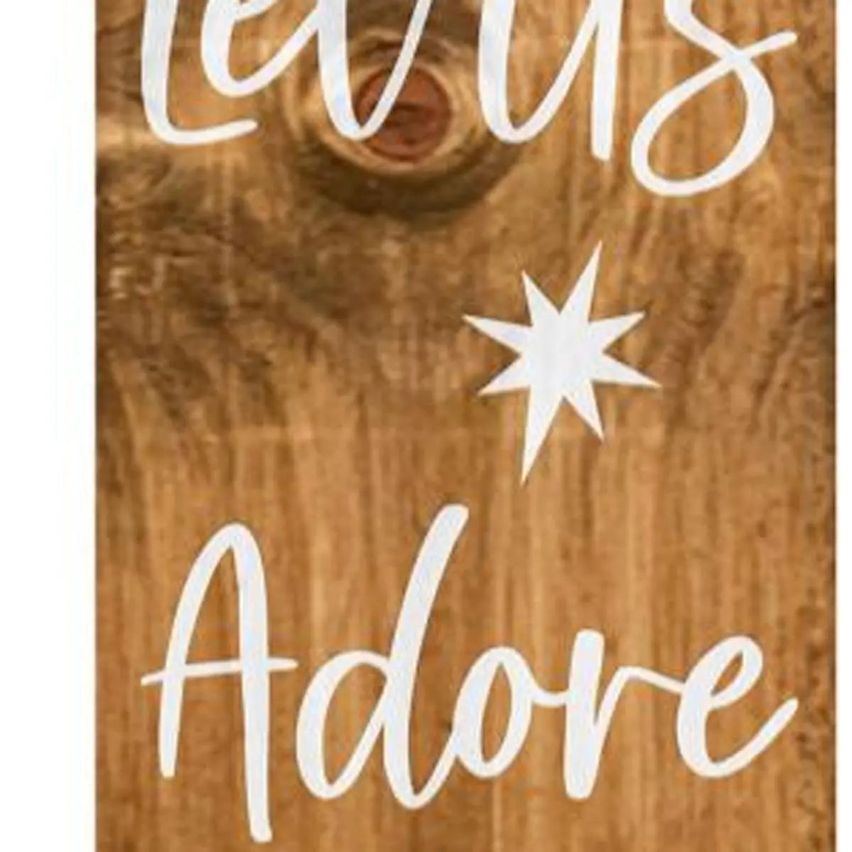 47" Natural And White Solid Wood Christmas Pilgrim Porch Sign Homeroots Outdoor