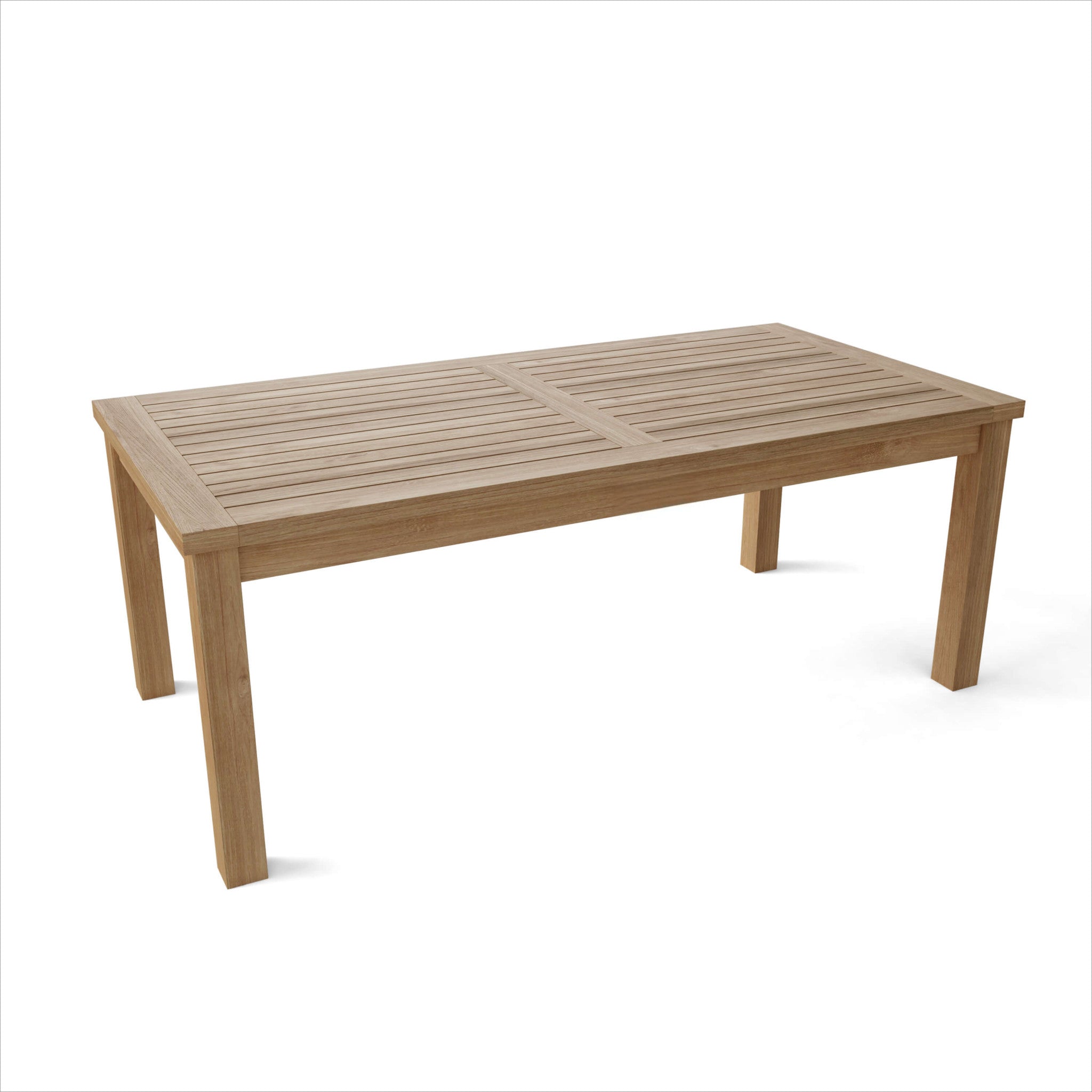 47" Natural Solid Wood Outdoor Coffee Table Homeroots Outdoor