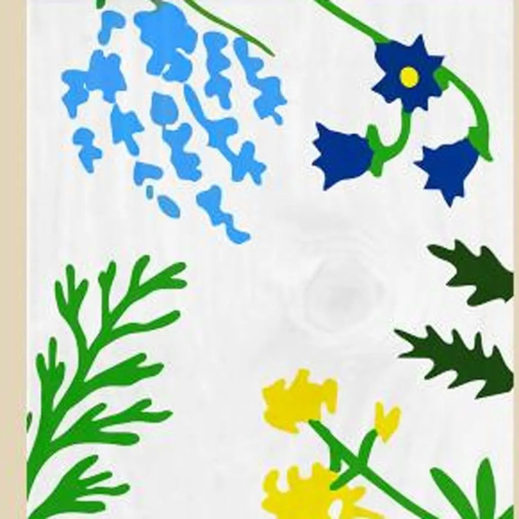 47" White Blue And Green Solid Wood Floral Bouquet Porch Sign Homeroots Outdoor