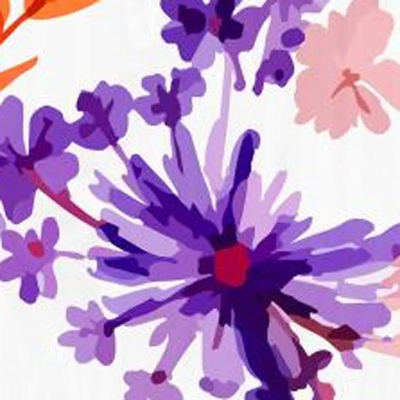 47" White Red And Purple Solid Wood Floral Bouquet Porch Sign Homeroots Outdoor