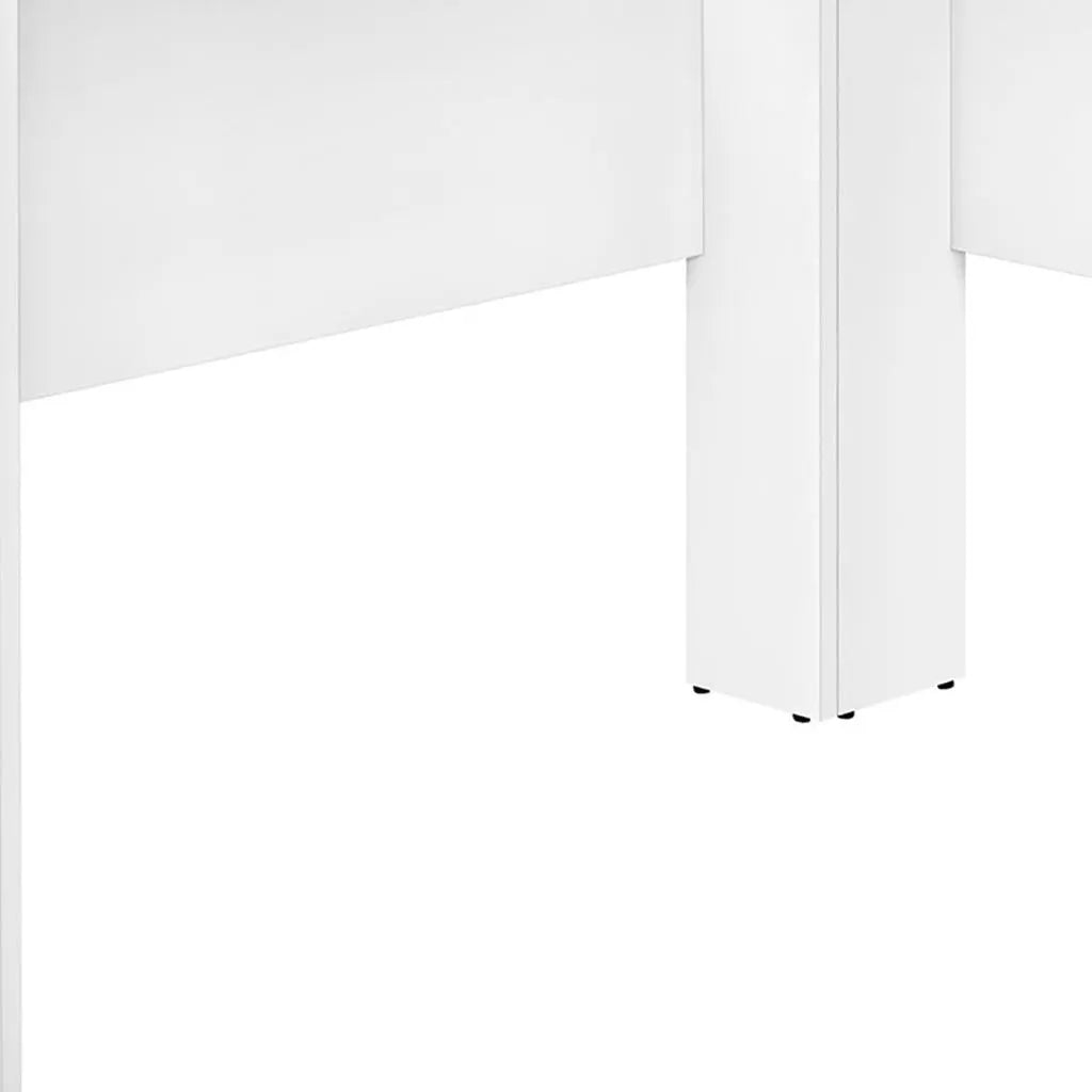 47" White Wood Corner Computer Desk Homeroots Office