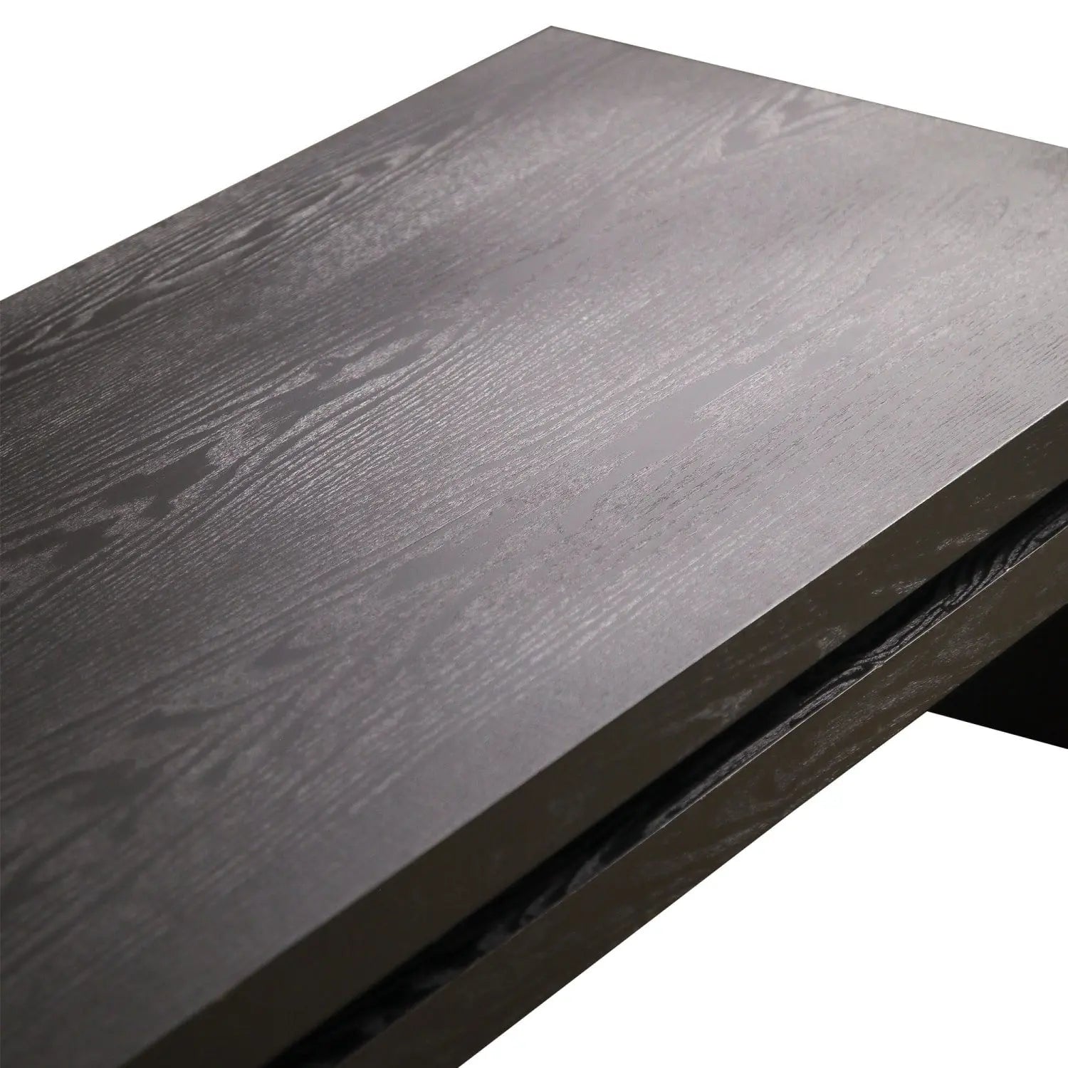48" Black Wood Floating Frame Coffee Table Homeroots Living Room