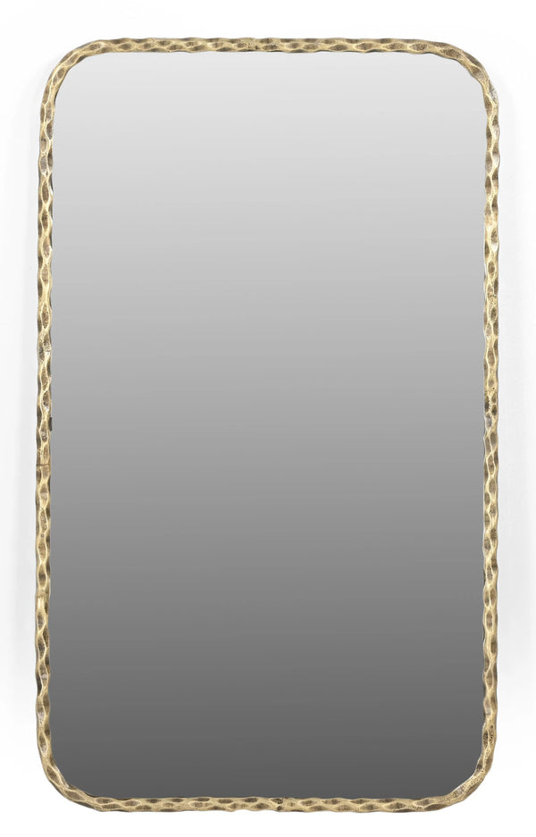48" Brass Iron Framed Accent Mirror Homeroots Bed & Bath