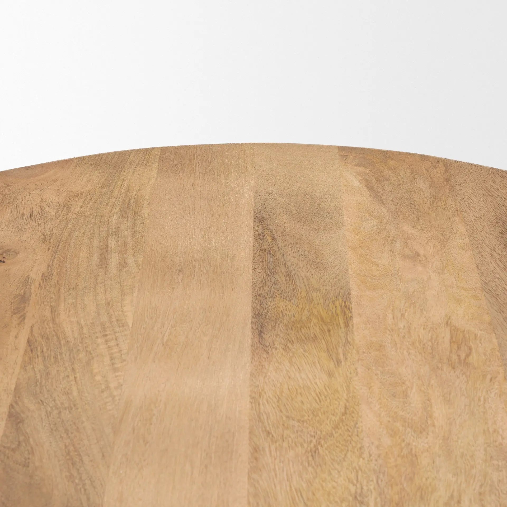 48" Brown Solid Wood Round Top Dining Table Homeroots Kitchen & Dining