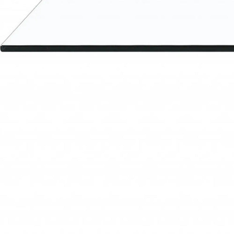 48" Clear Gray and White Glass And Steel Mod Coffee Table Homeroots Living Room