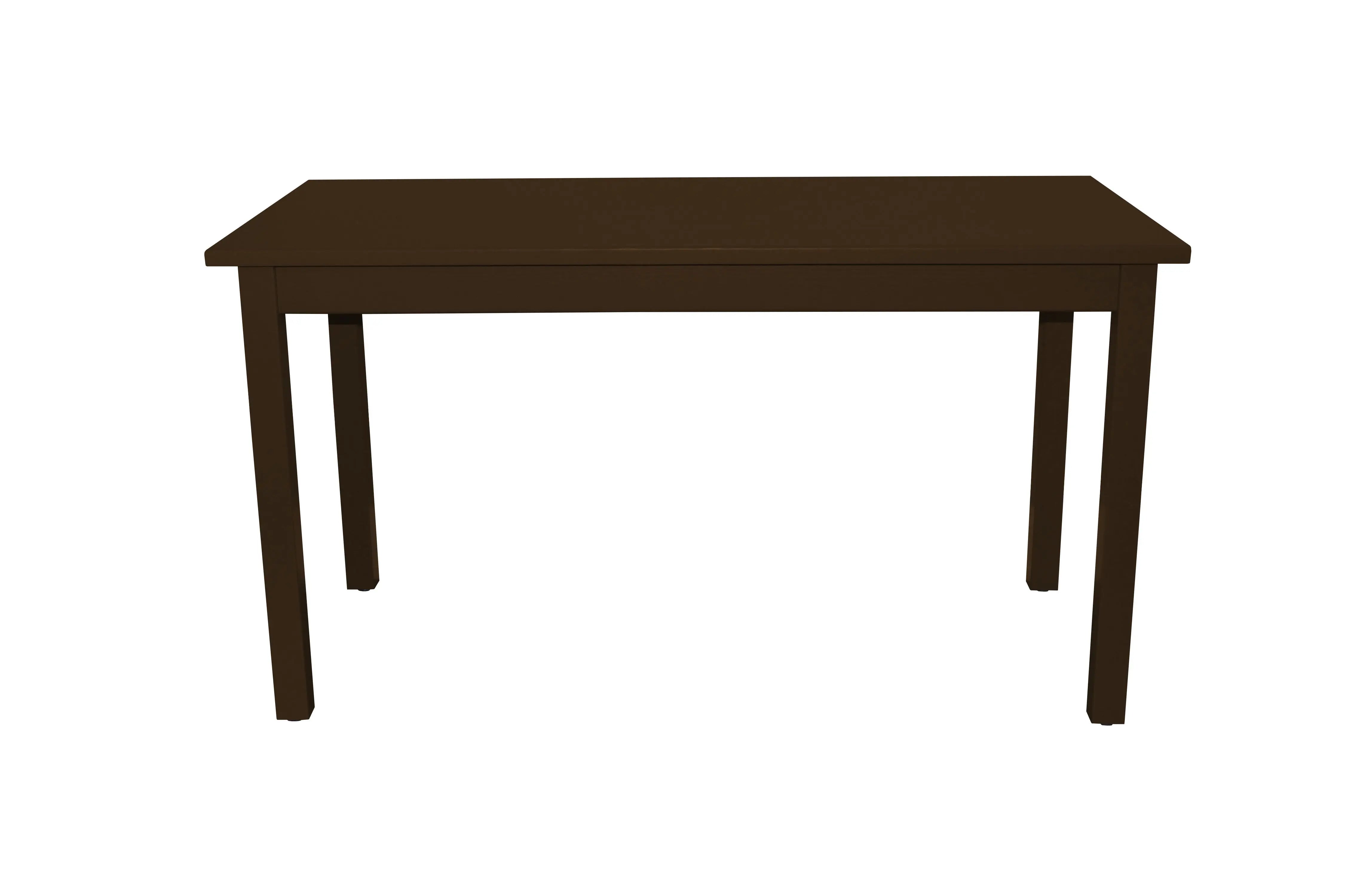 48" Coffee Solid Wood Dining Table Homeroots Kitchen & Dining