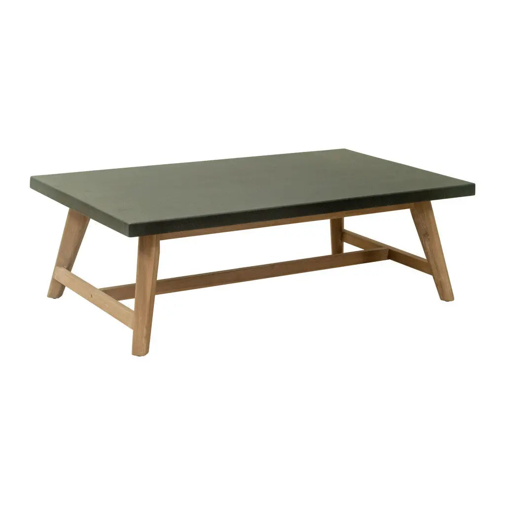 48" Dark Gray Concrete Outdoor Coffee Table - GreatEagleInc
