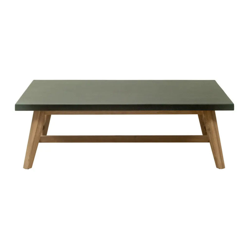 48" Dark Gray Concrete Outdoor Coffee Table - GreatEagleInc