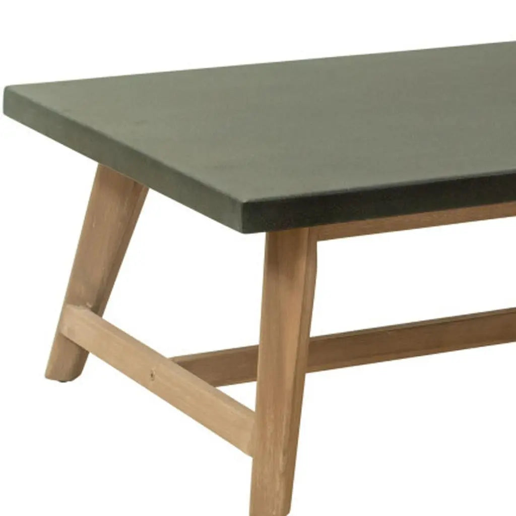 48" Dark Gray Concrete Outdoor Coffee Table - GreatEagleInc