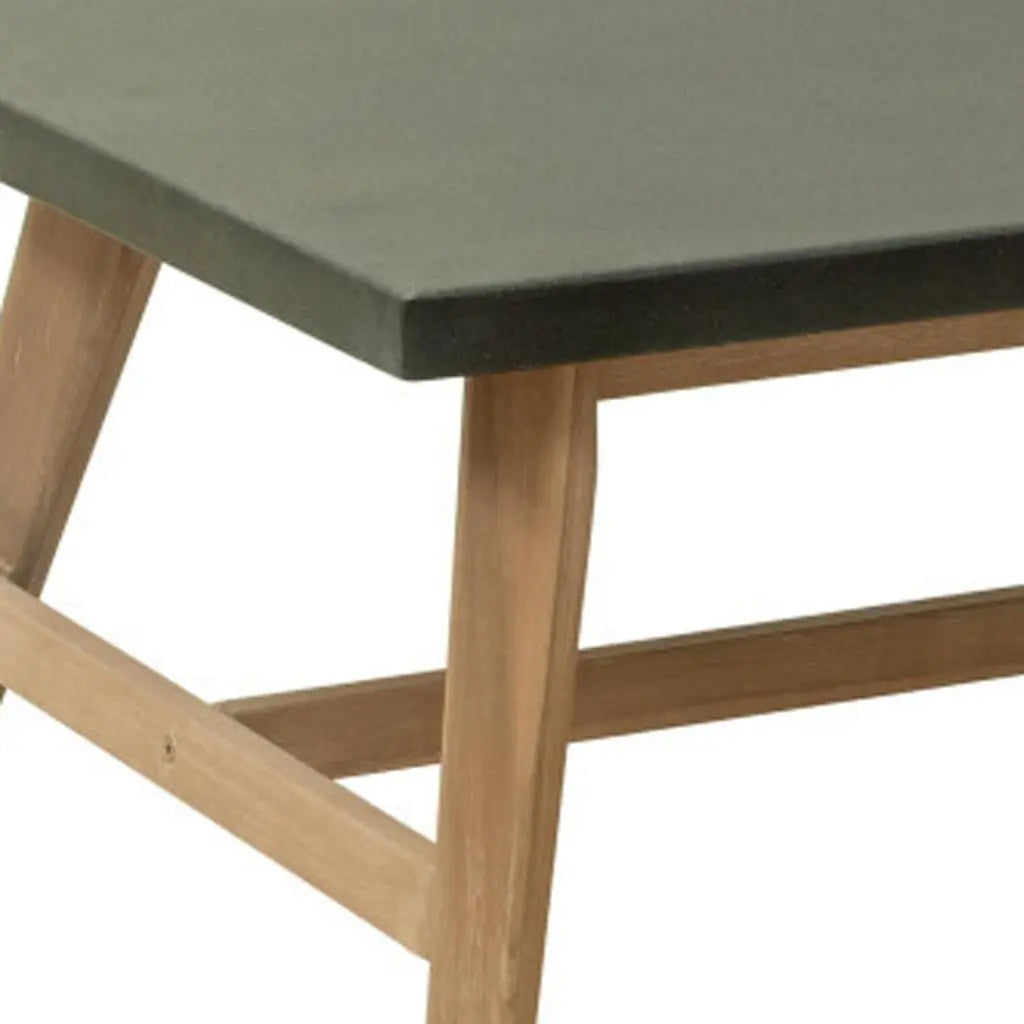 48" Dark Gray Concrete Outdoor Coffee Table - GreatEagleInc