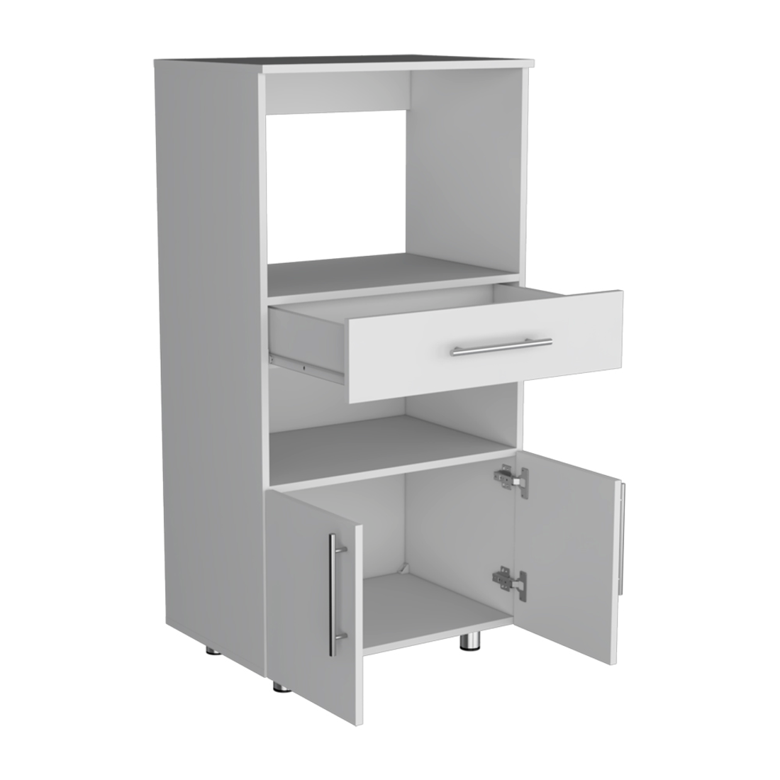 48" White Wood Pantry Or Storage Closet - GreatEagleInc