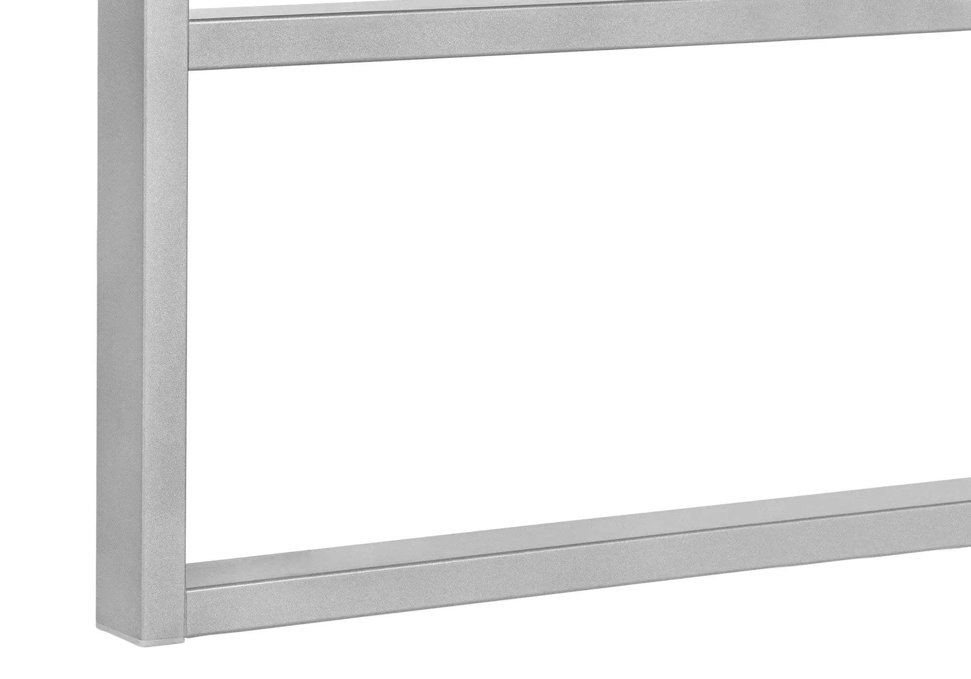 49" Black and Silver Computer Desk Homeroots Office