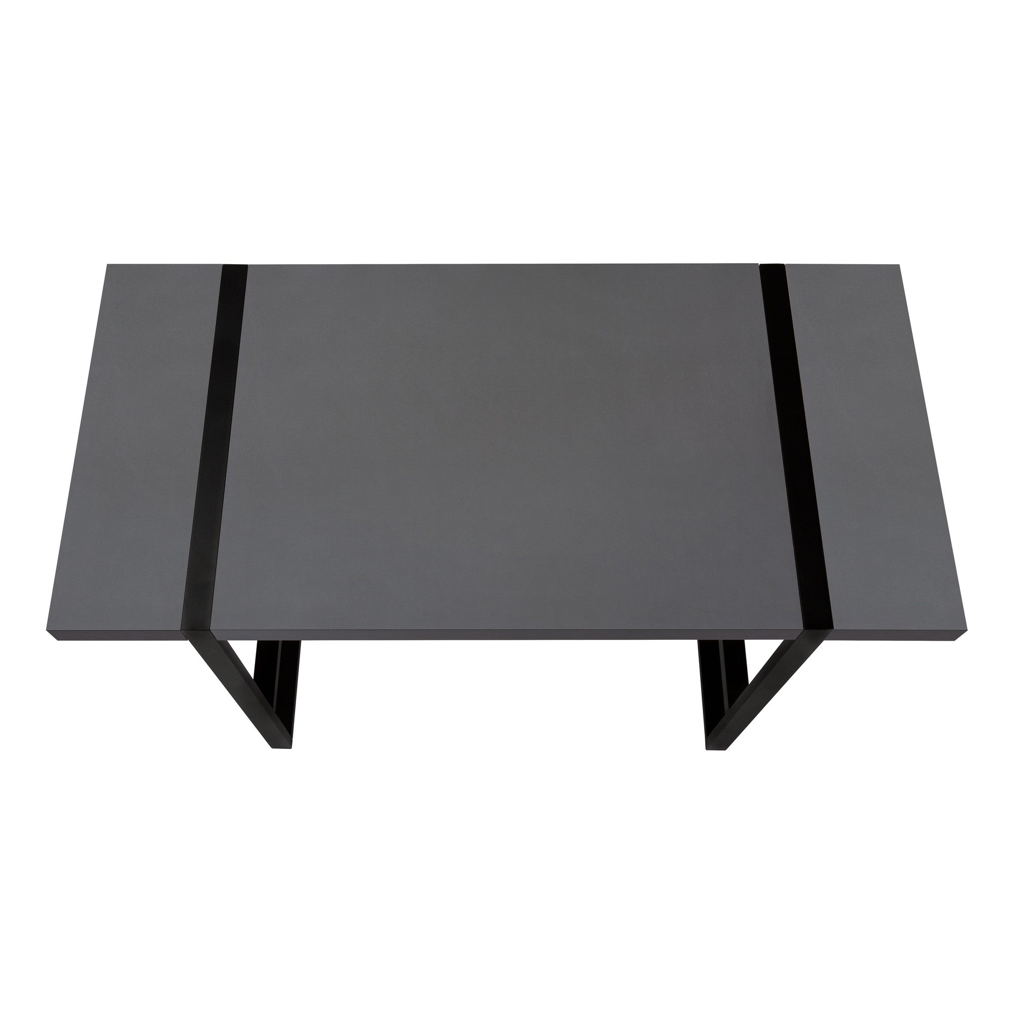 49" Gray and Black Computer Desk Homeroots Office