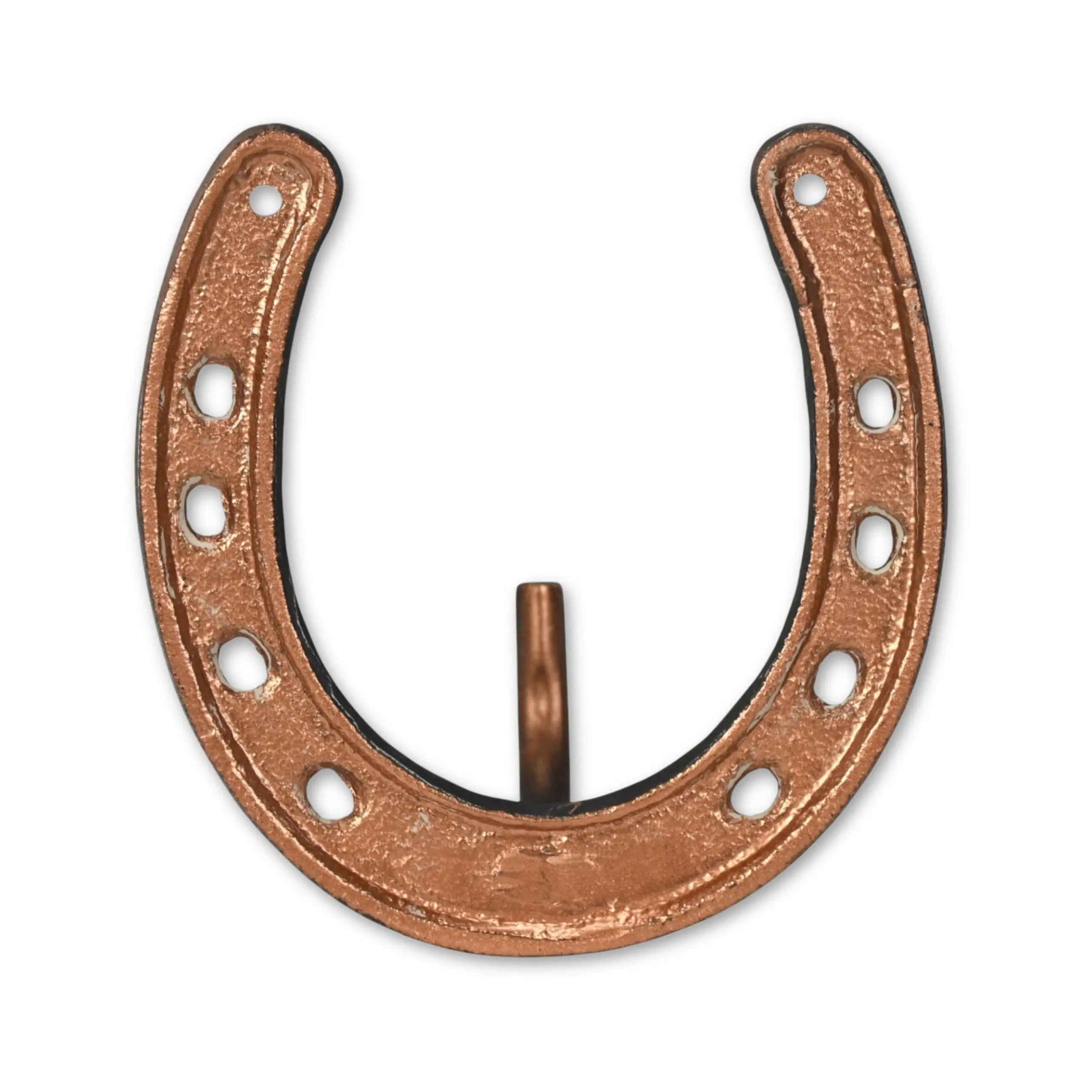4" Antiqued Bronze Cast Iron Horseshoe Wall Hook Homeroots Organization