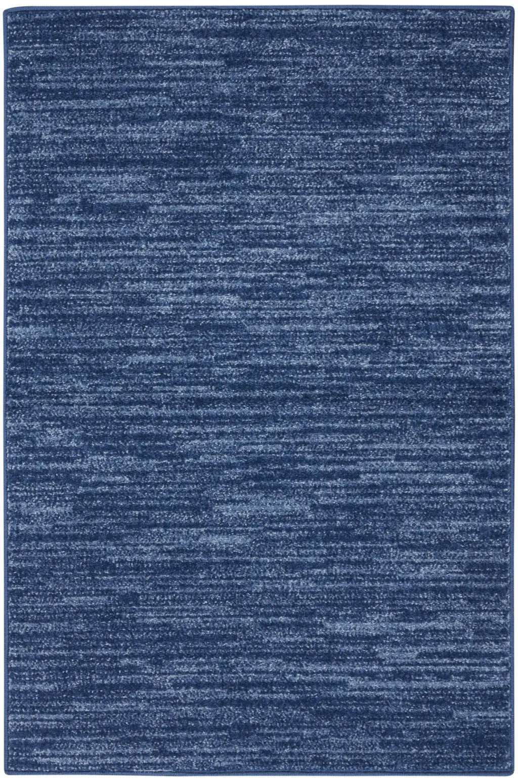 4' Runner Navy Blue Indoor Outdoor Runner Rug - GreatEagleInc
