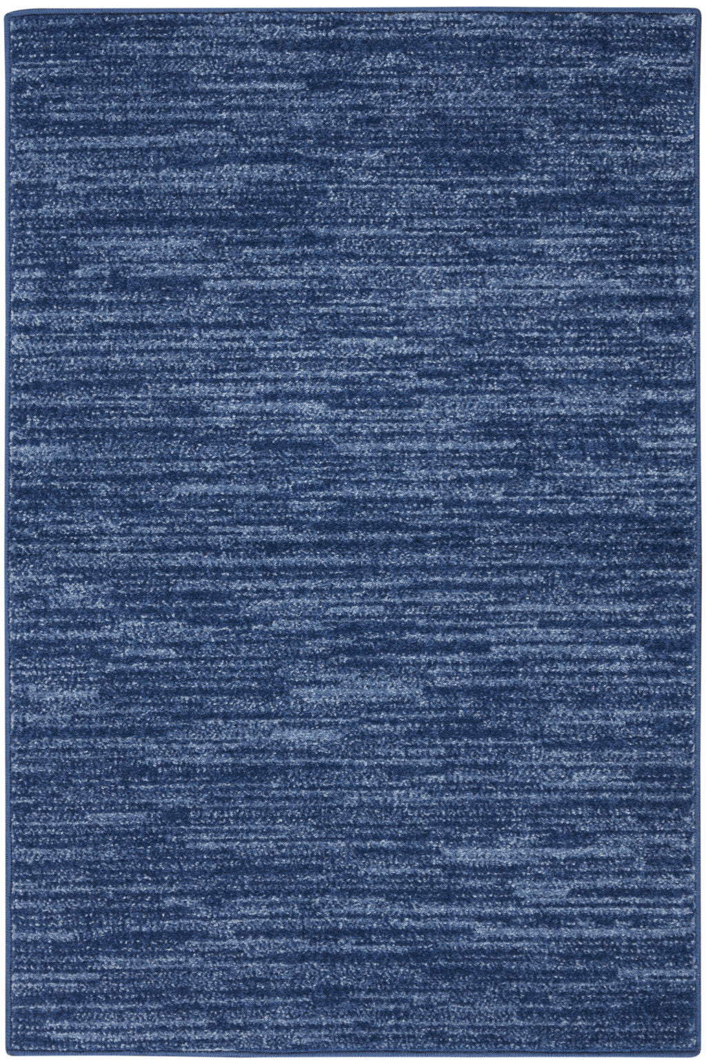 4' Runner Navy Blue Indoor Outdoor Runner Rug - GreatEagleInc